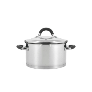 La gourmet Aura 20x11cm Casserole with with Strainer, Glass Lid & Silicone Handle, 3.4L