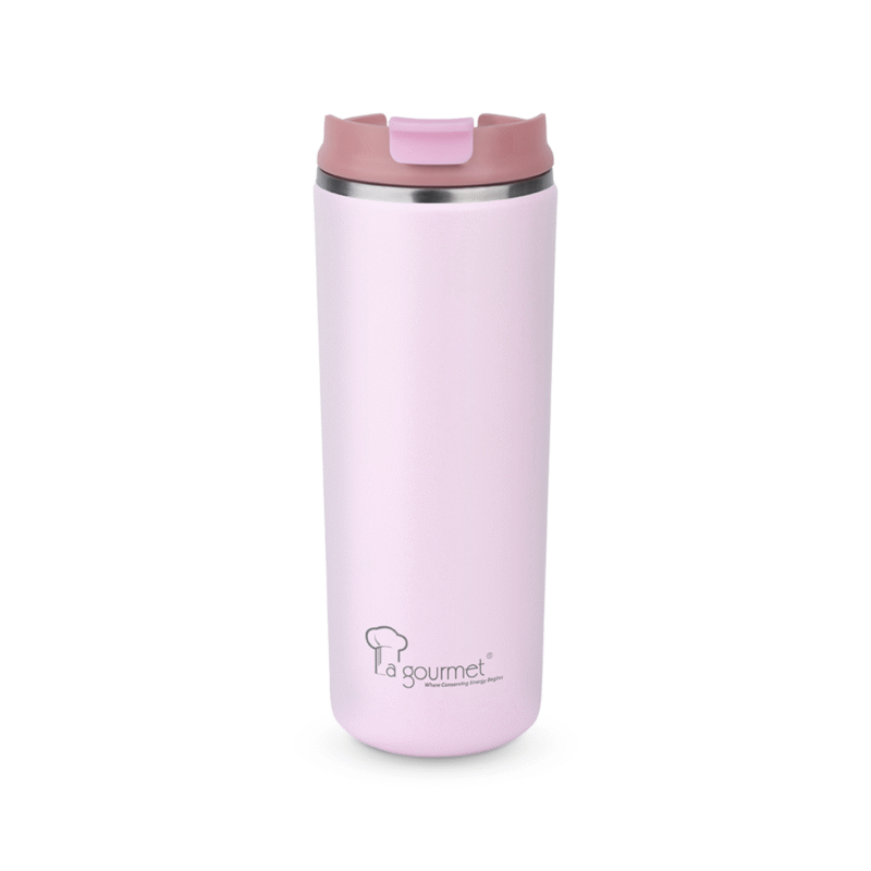 La gourmet Superwide 470ml Thermal Mug - Pink
