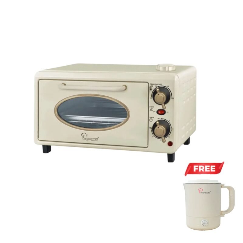 La gourmet Healthy Electric Steam Toaster Oven, 10L