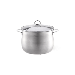 La gourmet Classic 28 x 19cm Stainless Steel Stockpot with Glass Lid, 12L (IH)
