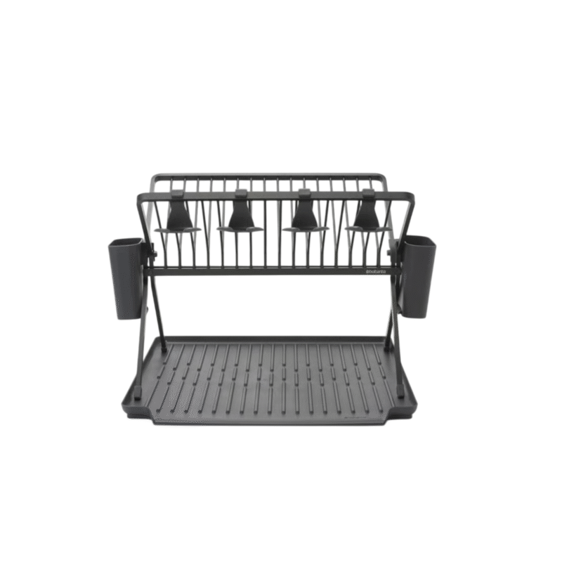 Brabantia Foldable Dish Rack (Large) - Dark Grey