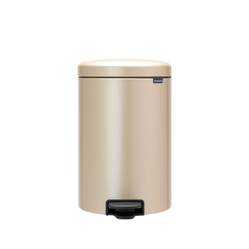 Brabantia NewIcon Pedal Bin 12L - Metallic Gold