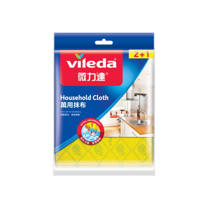 Vileda Household Cloth 2+1S