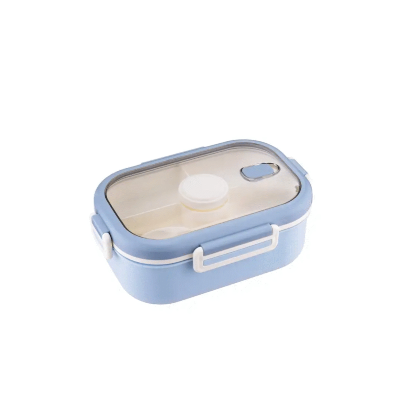 La gourmet Snack N’ Sip 1.1L Lunch Box - Blue
