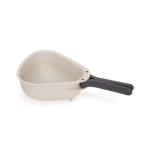 Joseph Joseph Droplet Large White Colander with Folding Handle