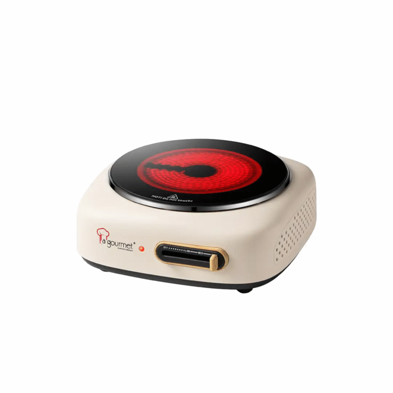 La gourmet Electric Ceramic Cooker (Pearl White)