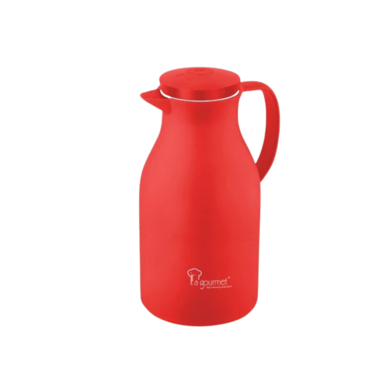 La gourmet Camelia 1.5L Glass Liner - Frosted Red