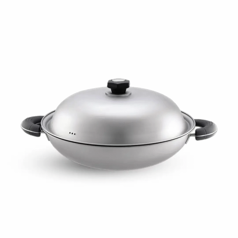 La gourmet Stainless Steel Elite Wok 40cm 5-ply with Induction (8L)