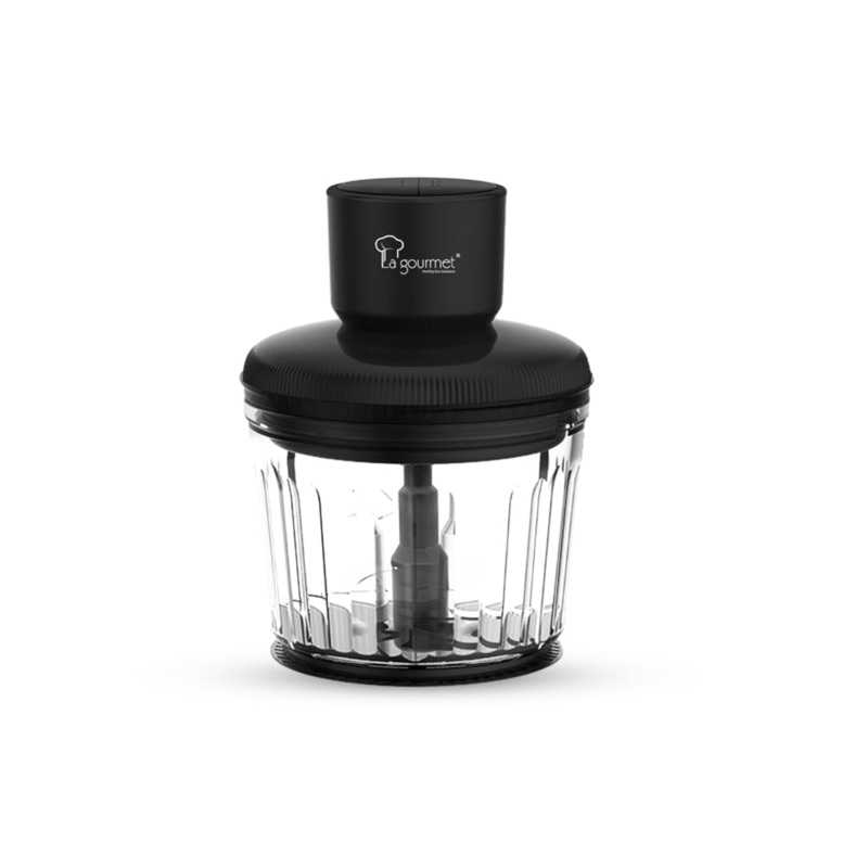 La gourmet Healthy Glass Chopper 2L - Matt Black