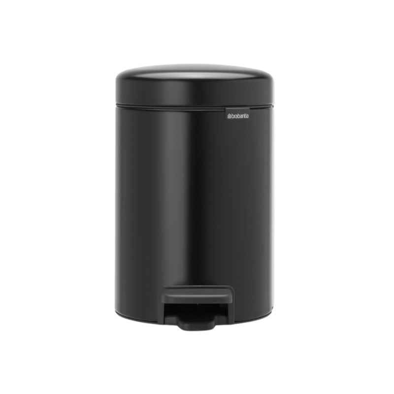 Brabantia NewIcon Pedal Bin 3L - Matt Black