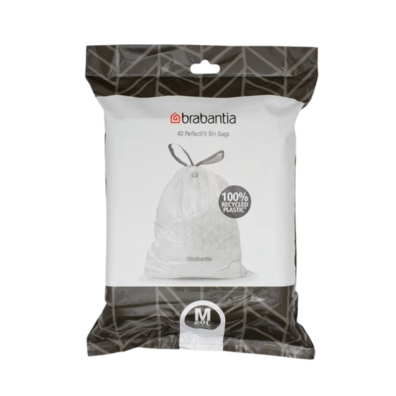 Brabantia PerfectFit Bin Bags (M) 60L – 40pcs/pack