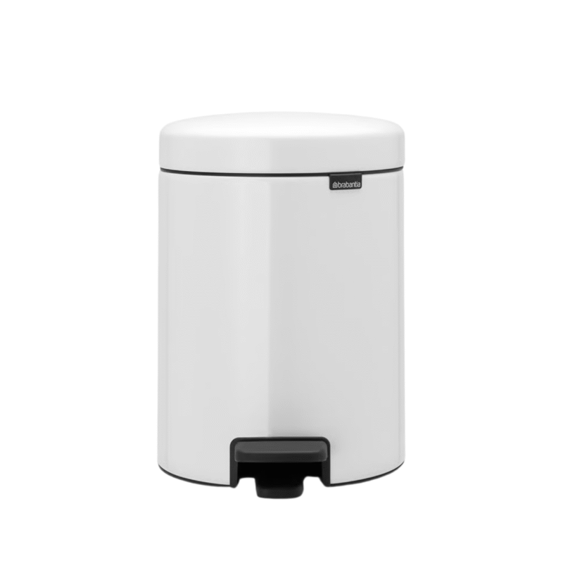 Brabantia NewIcon Pedal Bin 5L - White