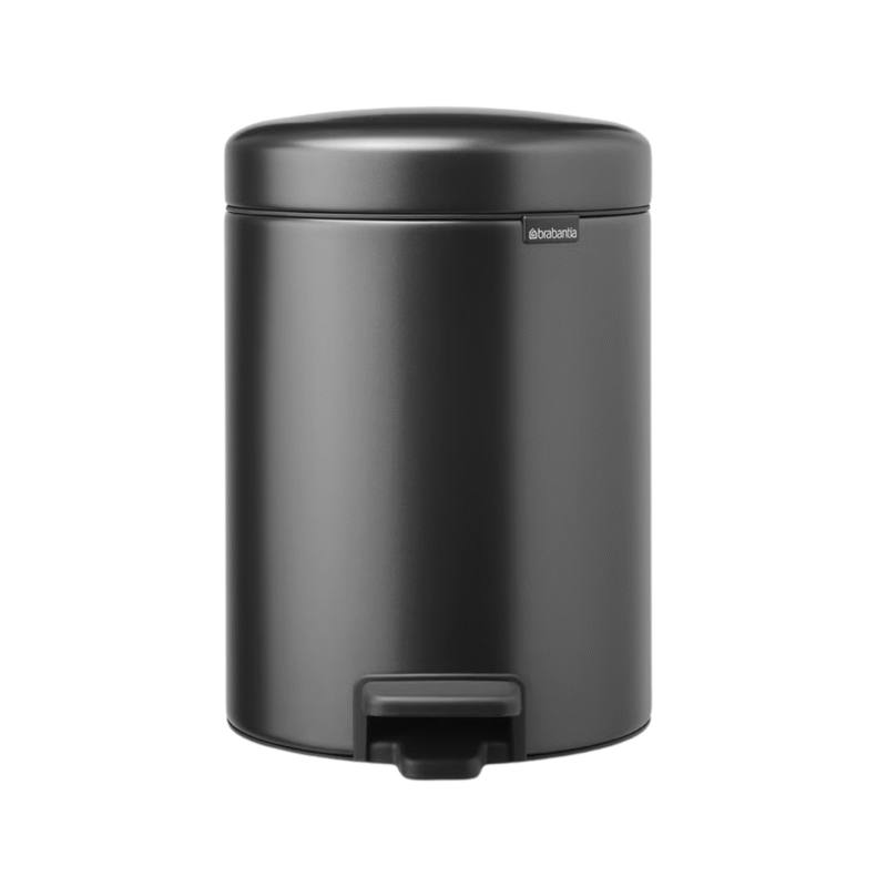 Brabantia NewIcon Pedal Bin 5L - Matt Black