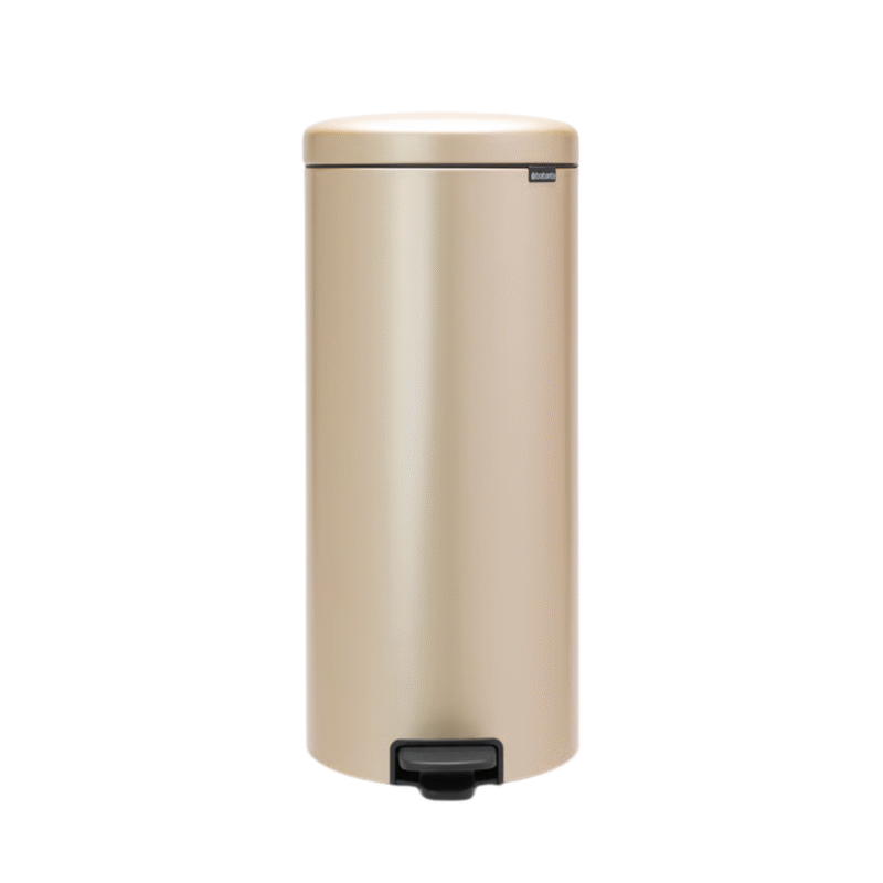 Brabantia NewIcon Pedal Bin 30L - Metallic Gold