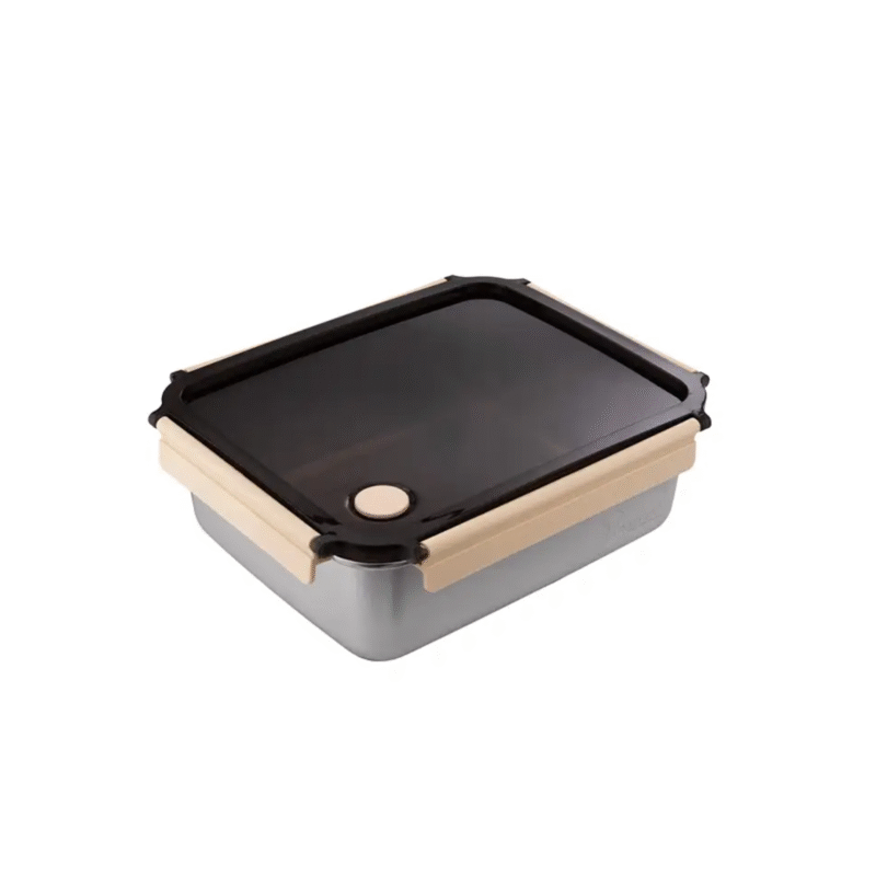 La gourmet INOX304 Stainless Steel Lunch Box (Cream) - 2.3L