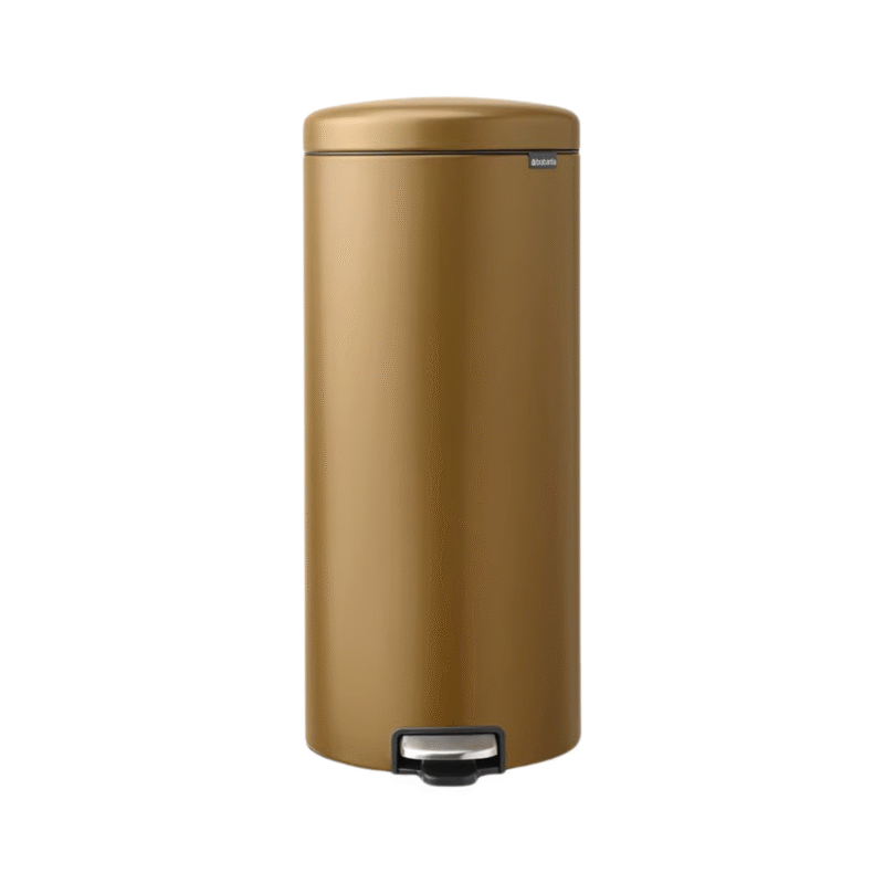 Brabantia NewIcon Pedal Bin 30L - Warm Brass