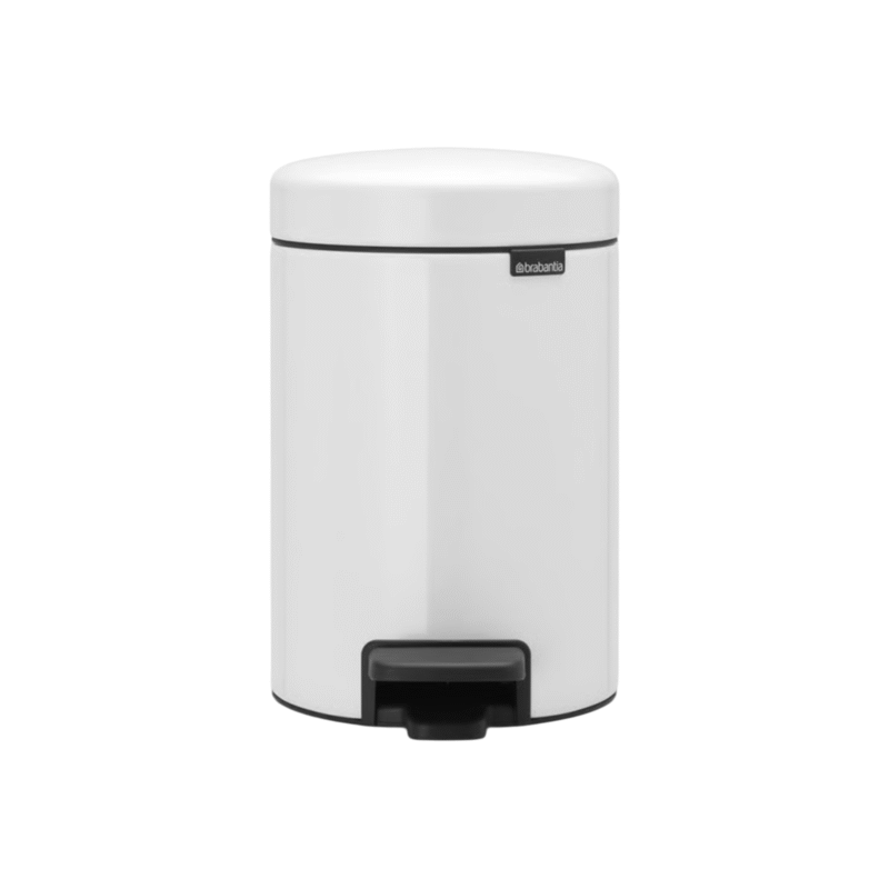 Brabantia NewIcon Pedal Bin 3L - White