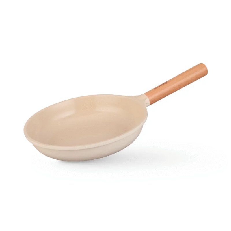 Shogun Ivory Ceragan Ceramic 24cm Frypan, 1.7L (IH)