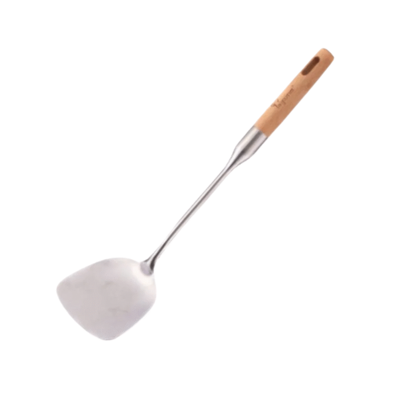 La gourmet Stainless Steel Spatula with Wood Handle