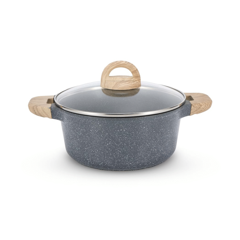 Shogun Granite Plus Ceragan Ceramic 28 x 12.5cm Non-stick High Casserole Pot, 6.2L (Induction)