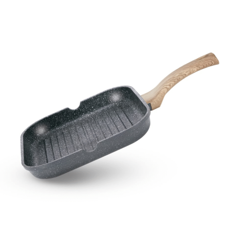 Shogun Granite Plus Ceragan Ceramic 28 x 28cm Non-stick Grill Pan, 1.9L (Induction)