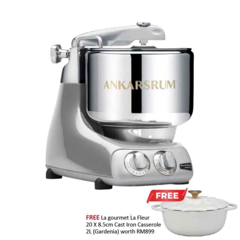 Ankarsrum Assistent Original Stand Mixer - Jubilee Silver