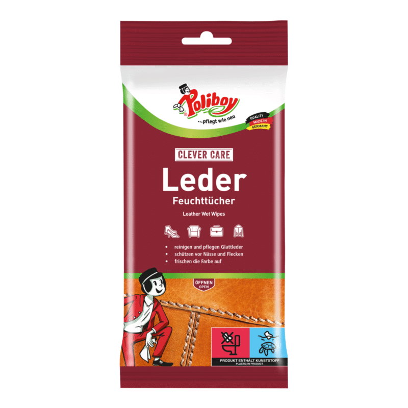 Poliboy Leather Care Wet Wipe 20's