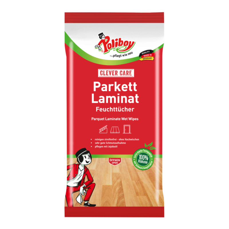 Poliboy Parquest Laminate Wet Wipes 15's