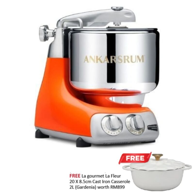 Ankarsrum Assistent Original Stand Mixer - Pure Orange