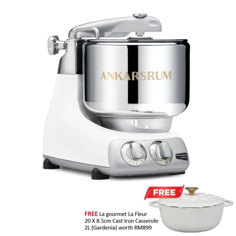 Ankarsrum Assistent Original Stand Mixer - Mineral White