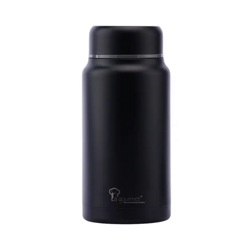 La gourmet Thermobliss Food Jar 1.2L (Black)