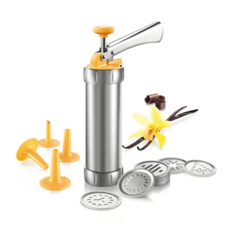 Tescoma Biscuit Maker / Cake Decorator, Metal "Delicia"