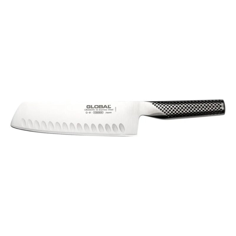 Global 18cm Fluted Vegetable Knife