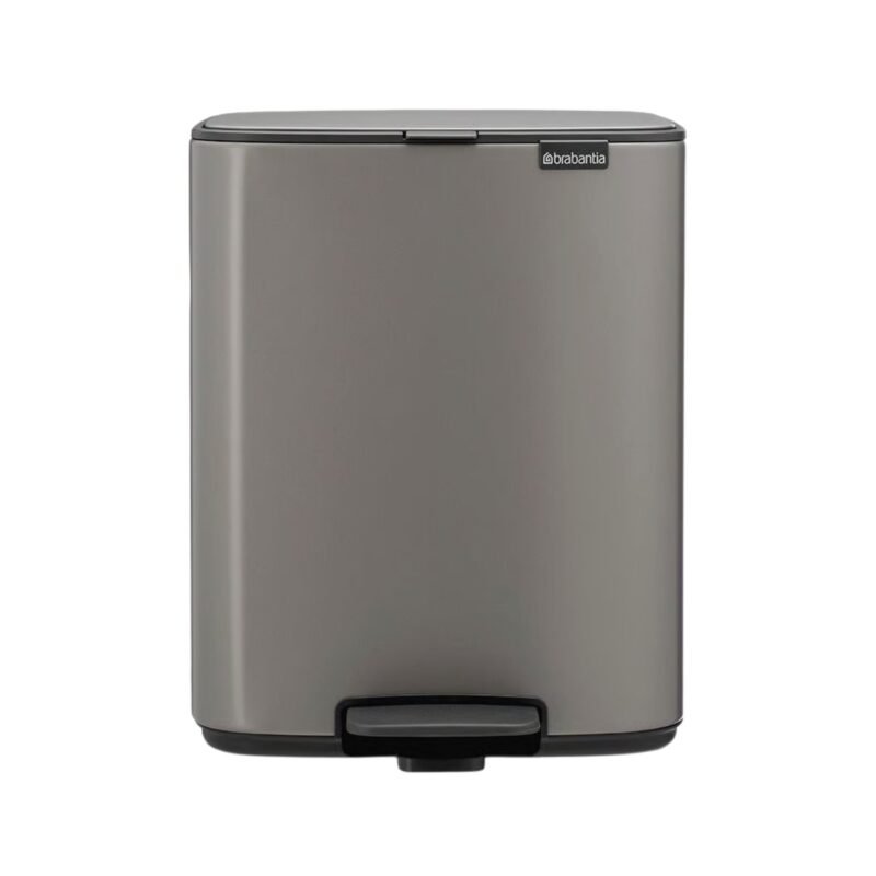 Brabantia BO Pedal Bin 12L - Platinum