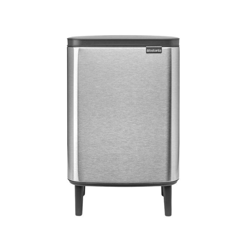 Brabantia BO Bin Hi 12L - Matt Steel Fingerprint Proof