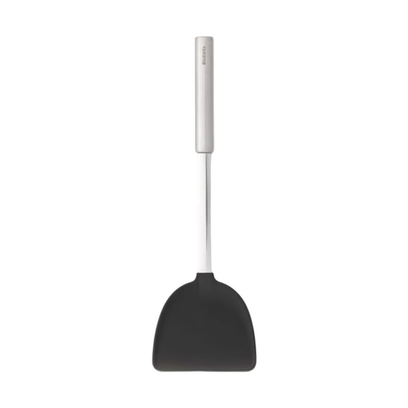 Brabantia Profile Silicone Wok Spatula (Matt Steel/Black)