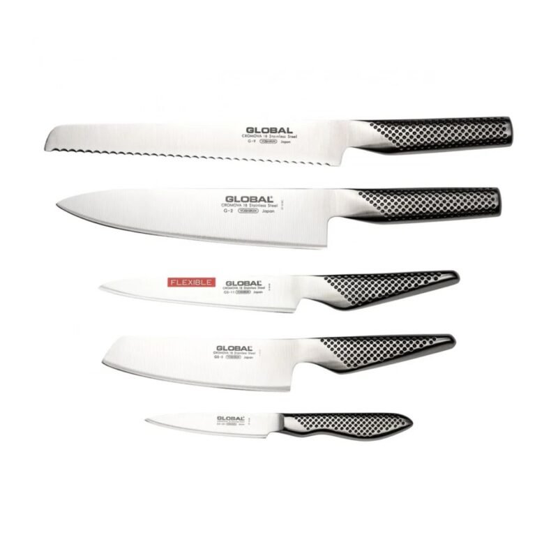 Global 5pc Knife Set (G2,G9,GS5,GS11,GS40)