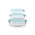 La gourmet Pureglas 3 Pieces Container Set