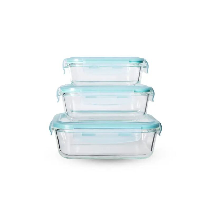 La gourmet Pureglas 3 Pieces Container Set