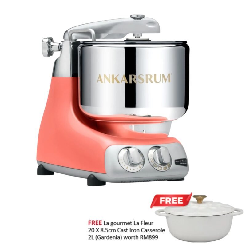 Ankarsrum Assistent Original Stand Mixer - Coral Crush