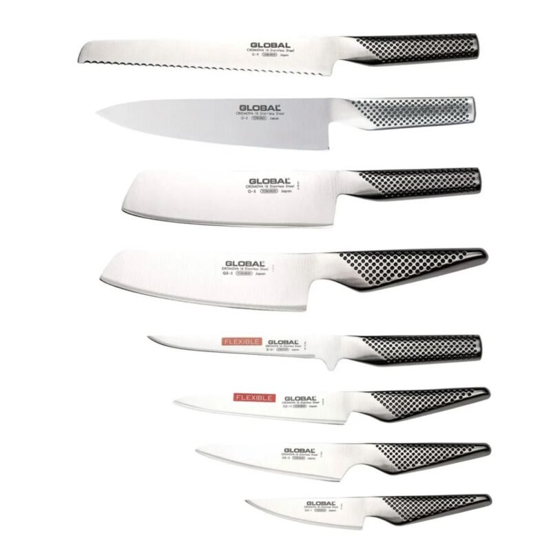 Global 8pc Knife Set (G-2, GS-3, G-5, G-9, G-21, GS-1, GS-5, GS-11)