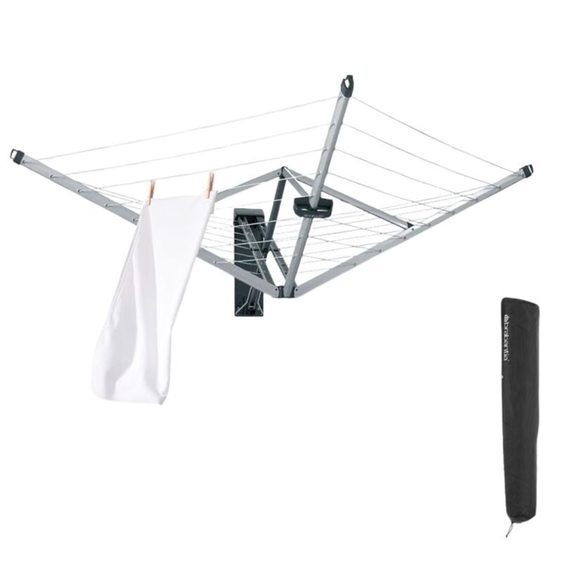 Brabantia WallFix Dryer - Wall Mounted Rotary 24 Meter