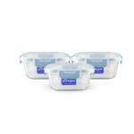 La gourmet Pureglas 520ml Square Container Set (3pcs/Set)