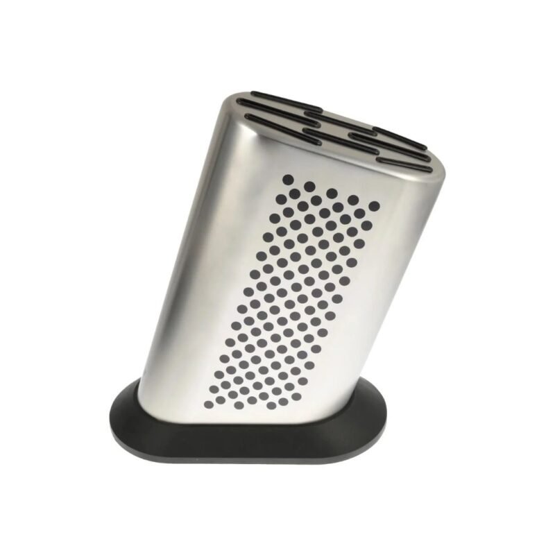 Global Knife Block 8 Knives Black Dot Design