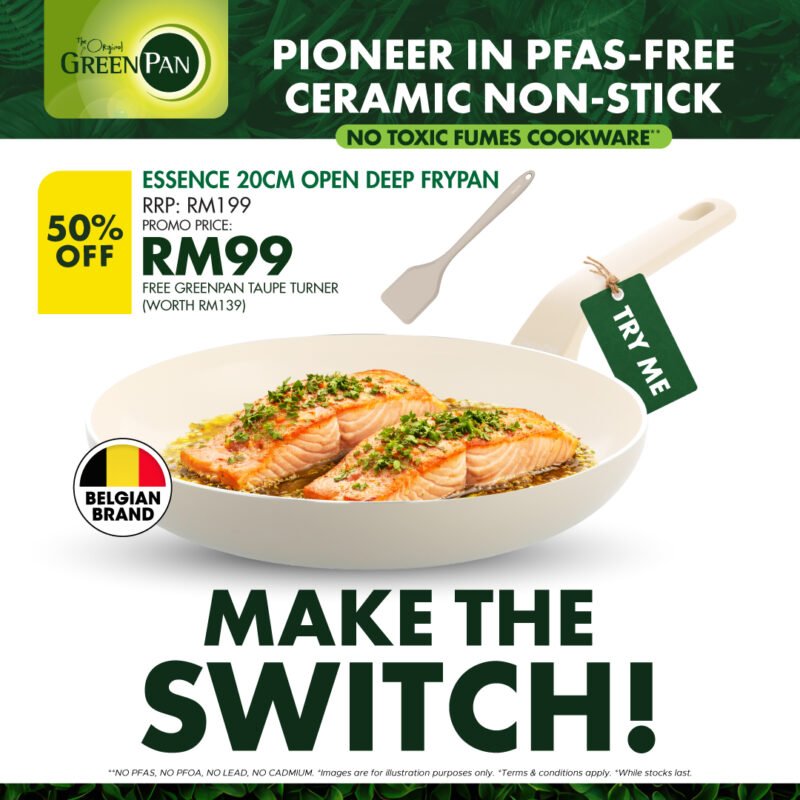 GreenPan Essence 20cm Open Deep Frypan
