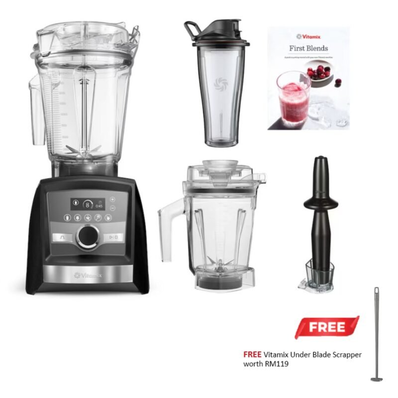 Vitamix Ascent A3500i with Extra 1.4L Container Bundle Set ( Graphite)