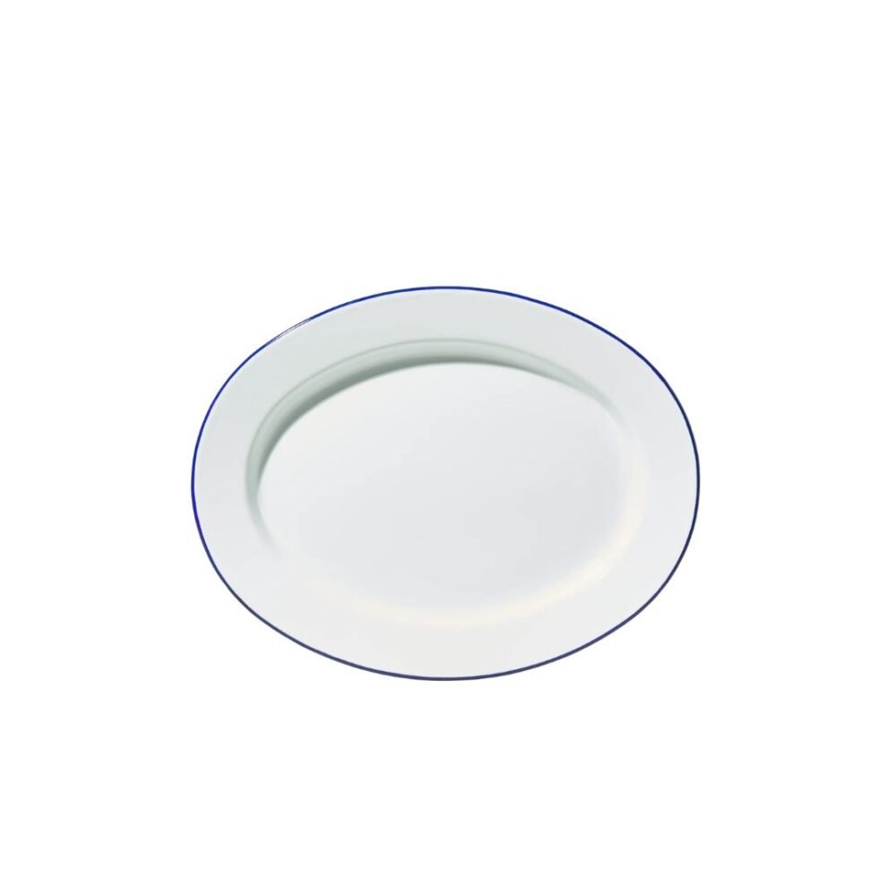 white blue rim