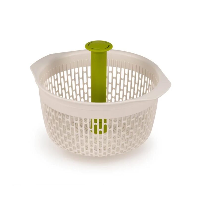 Joseph Joseph Spindola In-Sink Salad Spinning Colander (White/Green)
