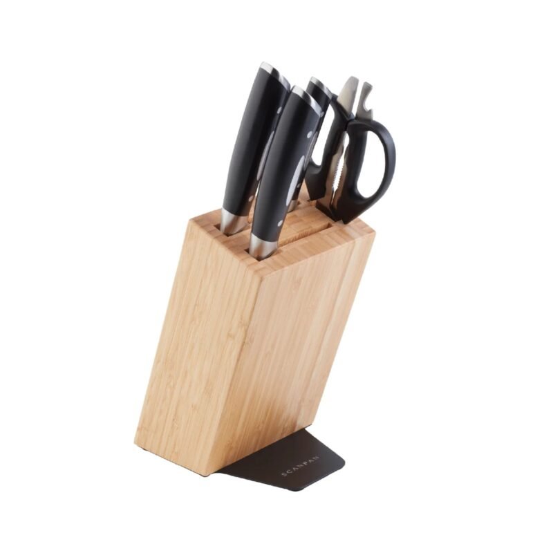 Scanpan 5pcs Oriental Cleaver Block Set